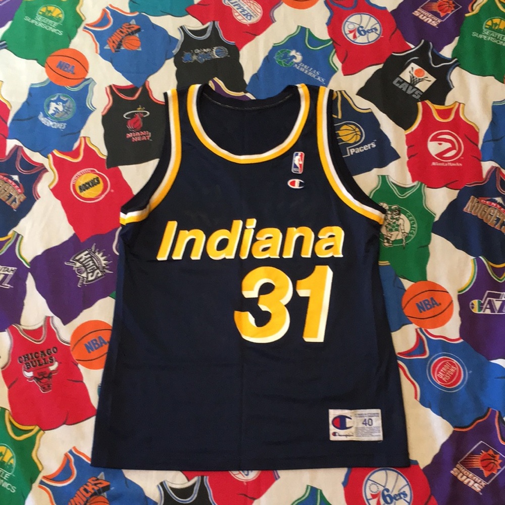 Vintage Champion Indiana Pacers “Miller” Jersey